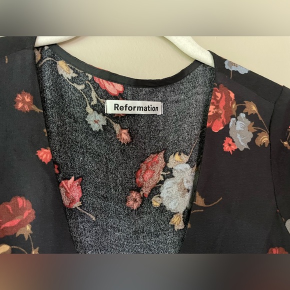 Reformation Locklin Midi Miramar Floral Dress - Picture 6 of 7